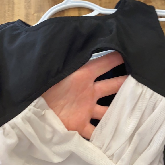 Mini Bebe Dress with front and back cutouts. - Picture 5 of 8